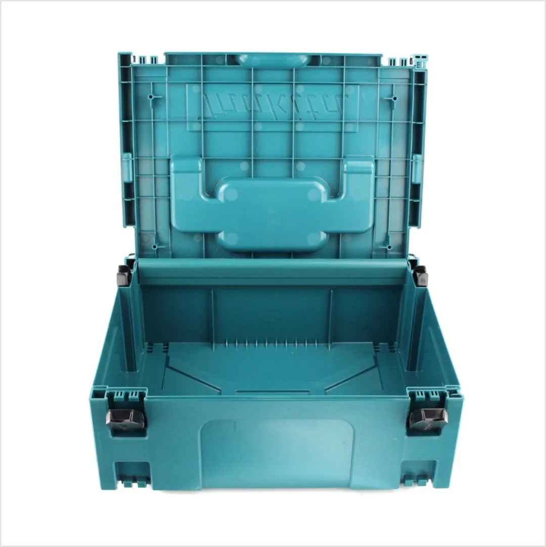 Makita MAKPAC 2 Kunststof Gereedschapskoffer - 2 Stuks - Turquoise - afbeelding 2 van 5