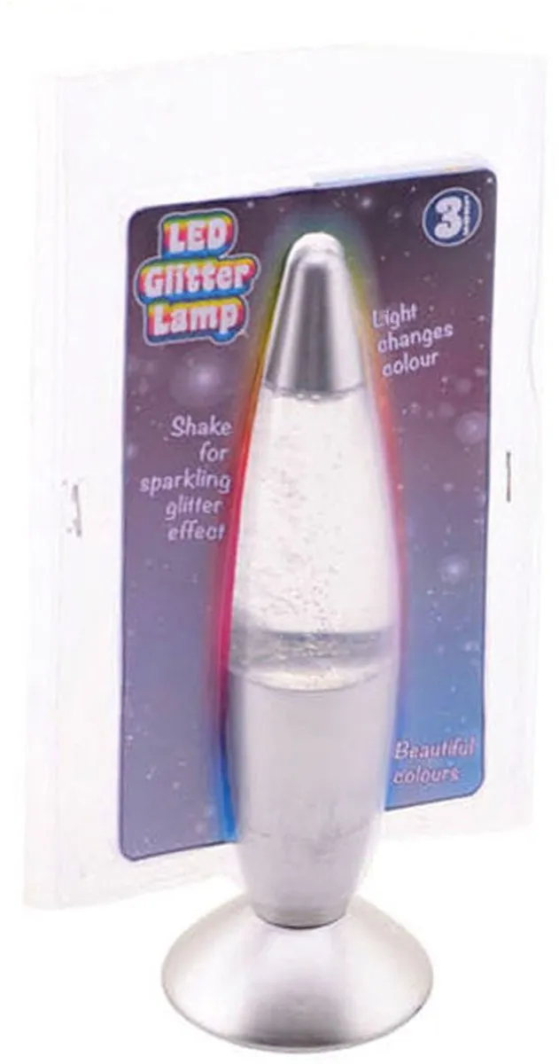JohnToy Lavalampe Glitters 19cm