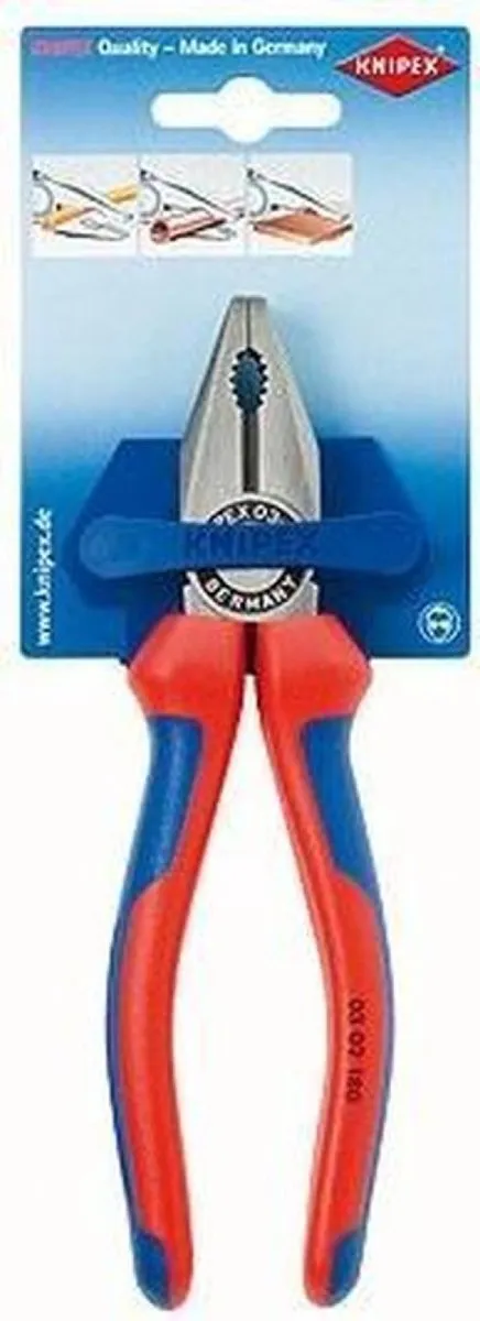Knipex Combinatietang 0302-200 - Rood