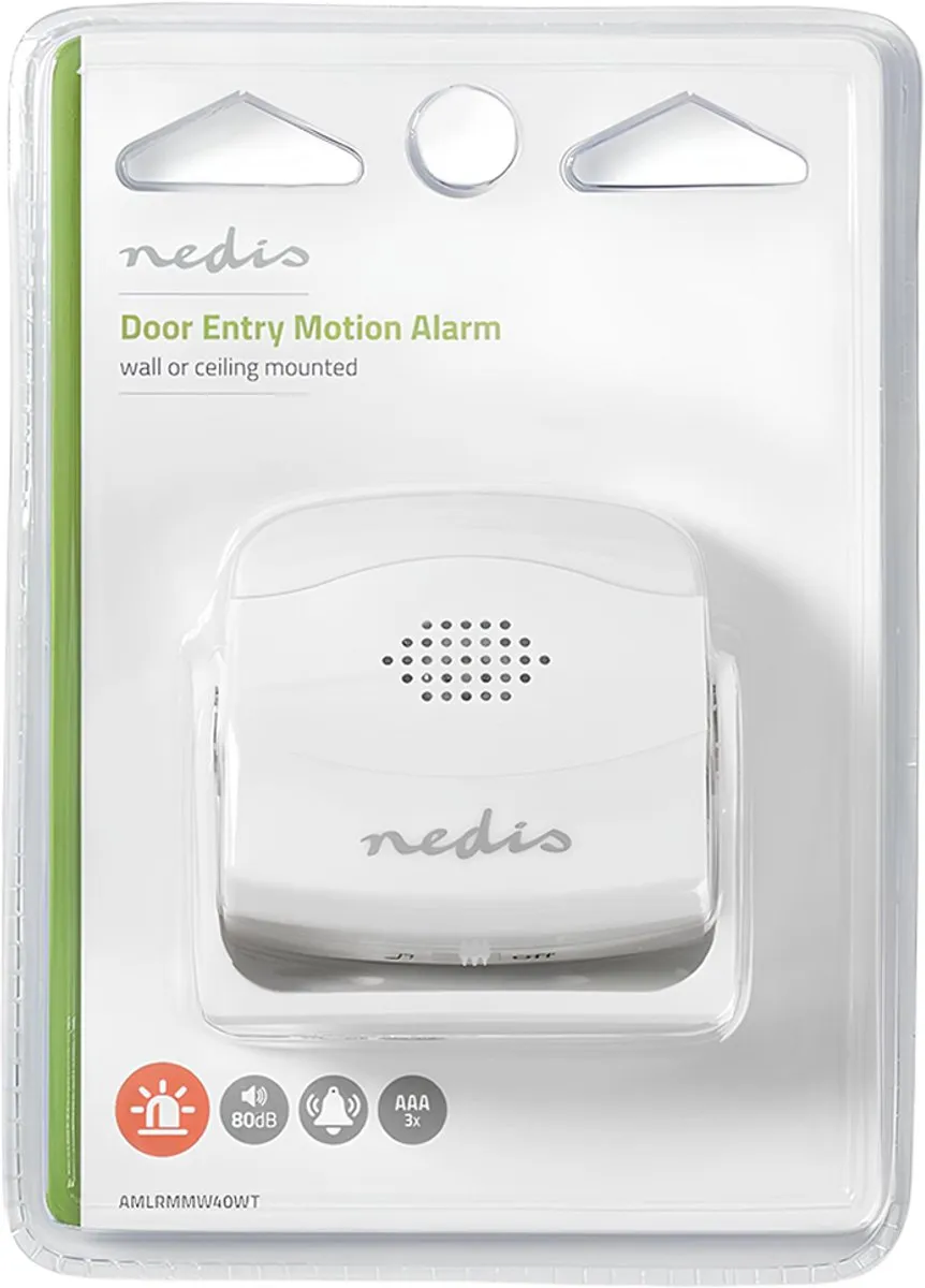 Nedis Bewegingsmelder AMLRMMW40WT - 80dB - Wit
