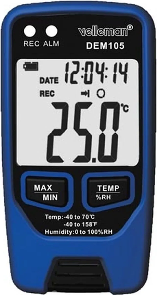 Velleman Datalogger Temperatuur/Vochtigheid
