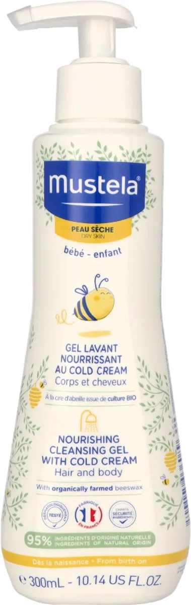 Mustela Voedende Wasgel Koude Creme 300ml