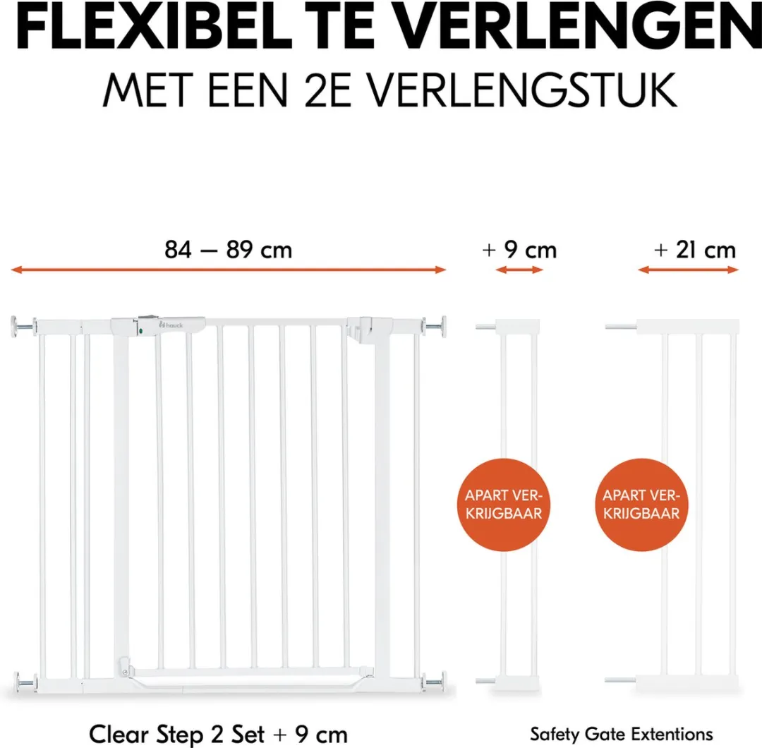 Hauck Clear Step Traphekje 84-89cm - Wit