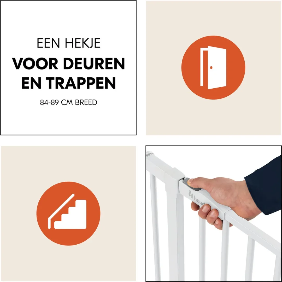 Hauck Clear Step Traphekje 84-89cm - Wit