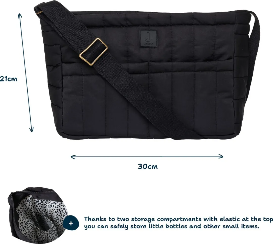 Jollein Kinderwagen Organizer Puffed Black - afbeelding 6 van 6