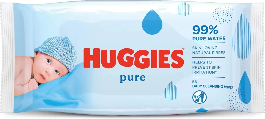 Huggies Pure Billendoekjes 56 Stuks