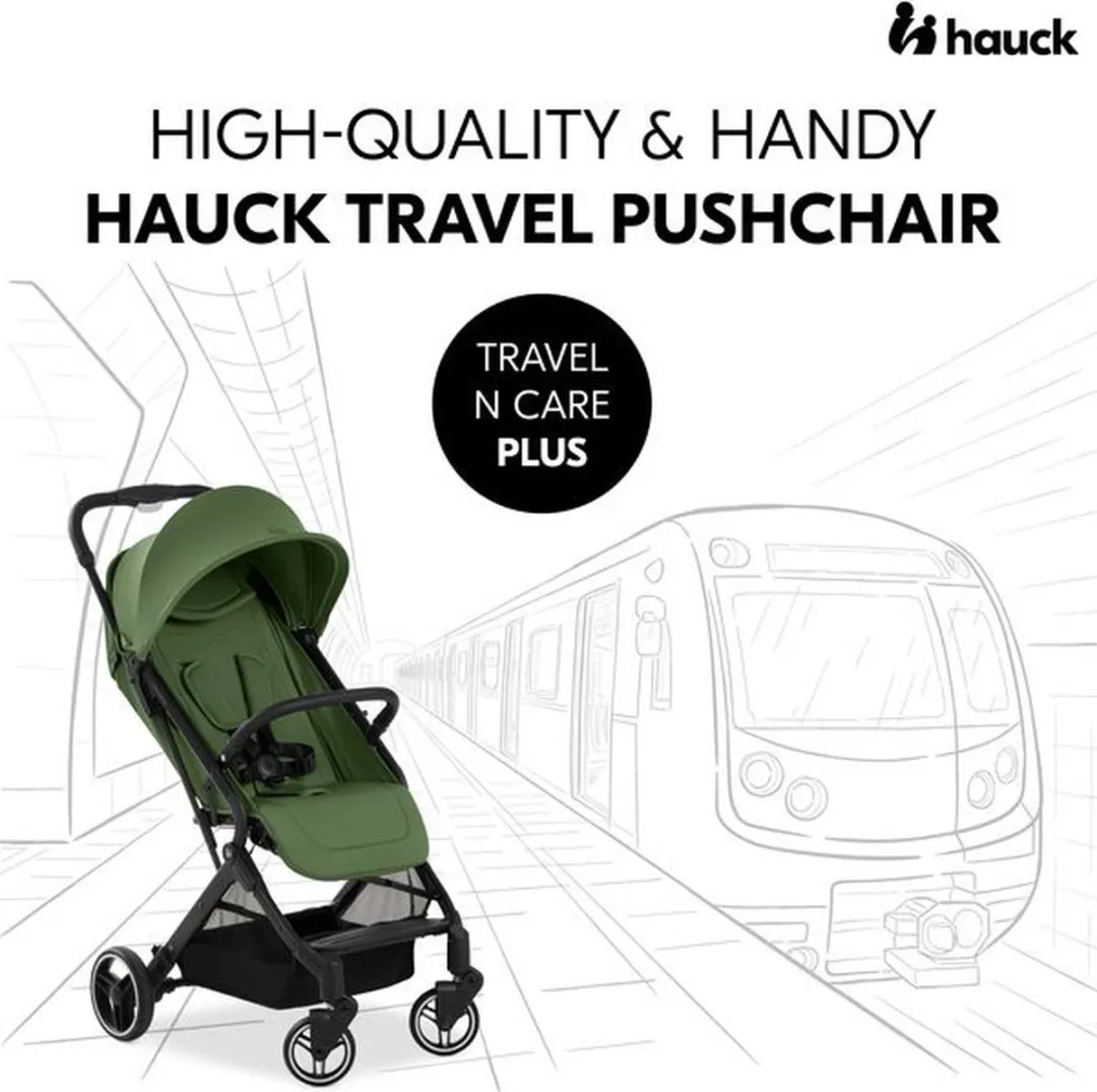 Hauck Travel N Care Plus Buggy - Green - afbeelding 5 van 6