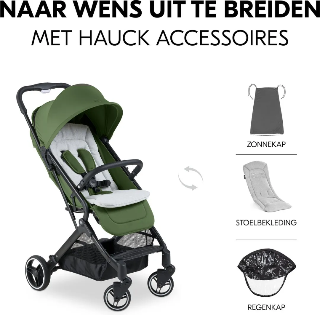 Hauck Travel N Care Plus Buggy - Green - afbeelding 2 van 6