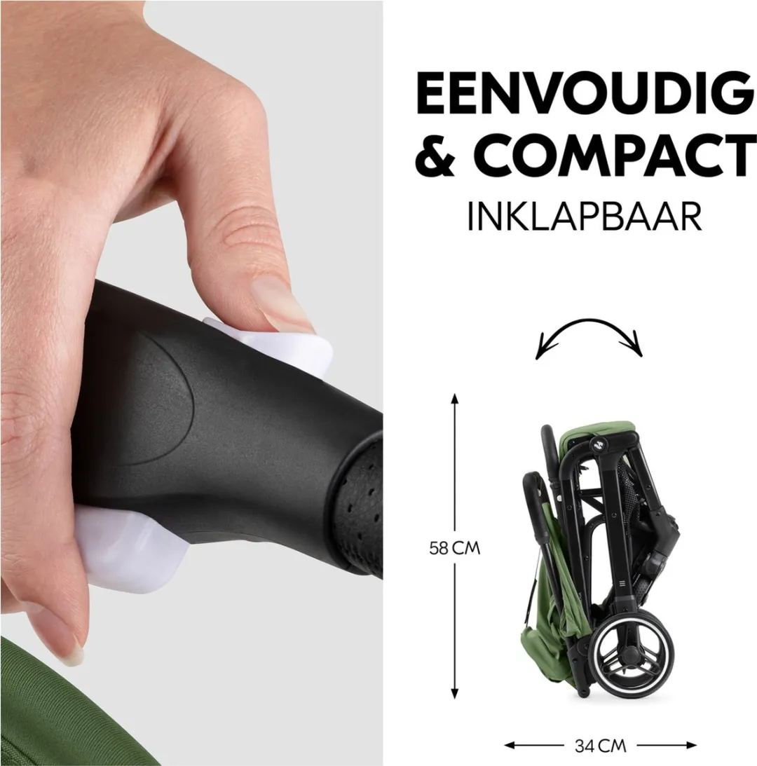 Hauck Travel N Care Plus Buggy - Green - afbeelding 4 van 6