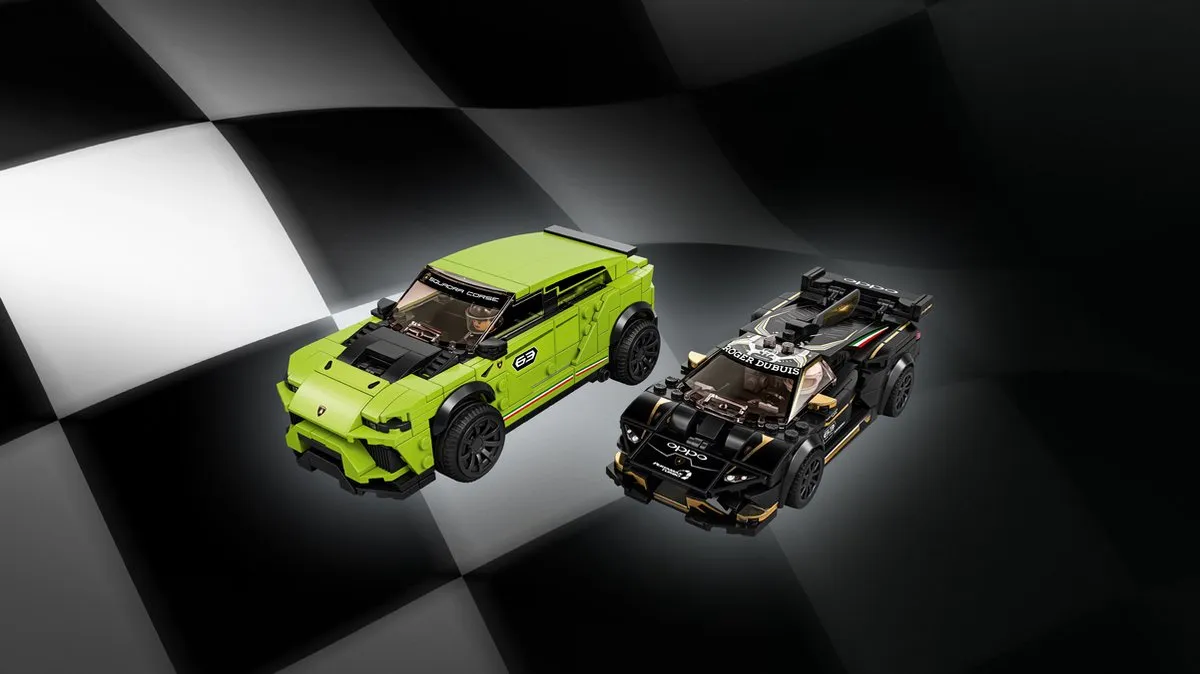 LEGO Speed Champions 76899 Lamborghini Urus ST-X & Huracán Super Trofeo EVO - 627 Stukken