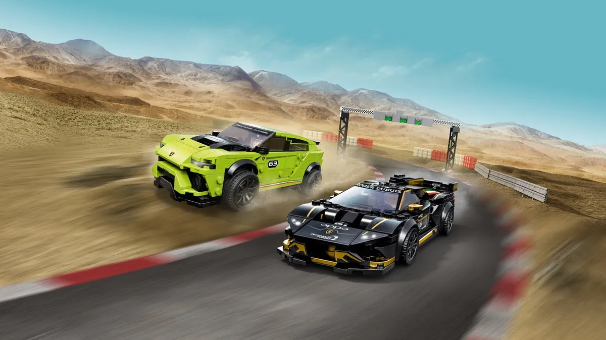 LEGO Speed Champions 76899 Lamborghini Urus ST-X & Huracán Super Trofeo EVO - 627 Stukken - afbeelding 6 van 6