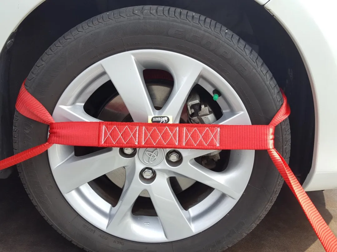 Jumbo Autotransport Spanband 3m 50mm - Rood