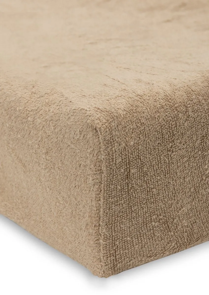 Jollein Aankleedkussenhoes Badstof 50x70cm - Wild Rose/Biscuit - 2 Stuks