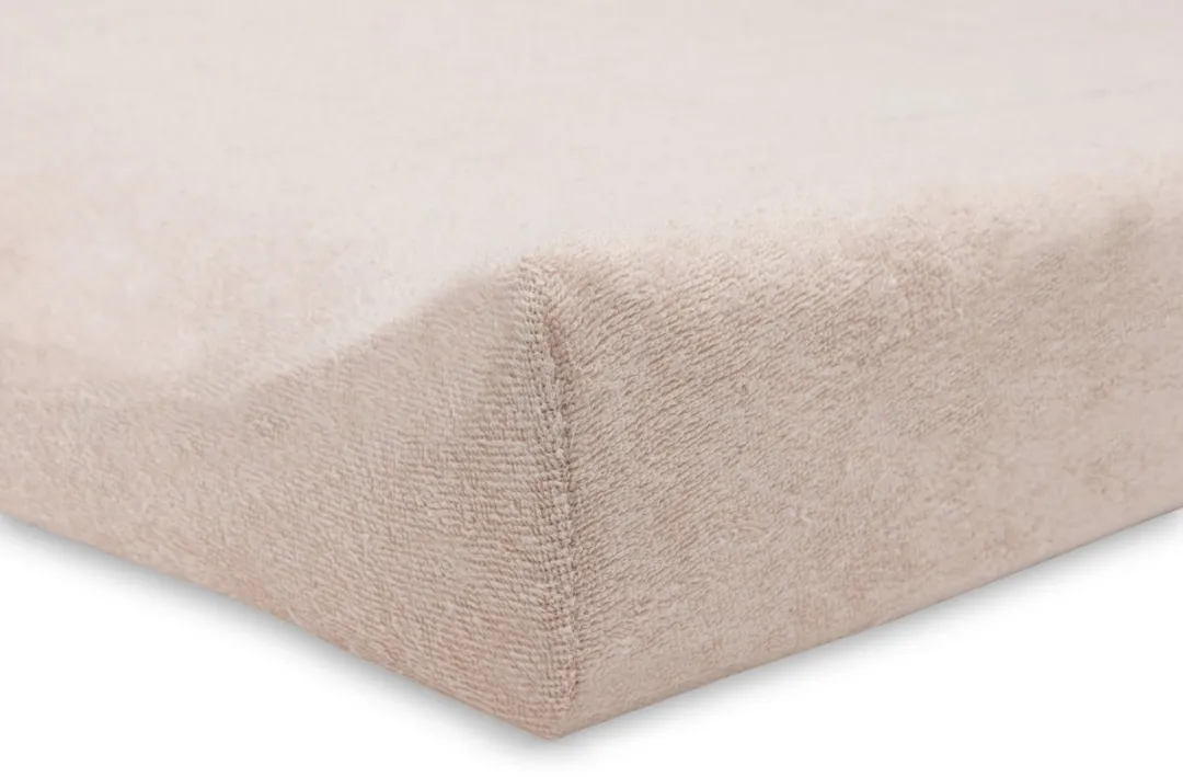 Jollein Aankleedkussenhoes Badstof 50x70cm - Wild Rose/Biscuit - 2 Stuks