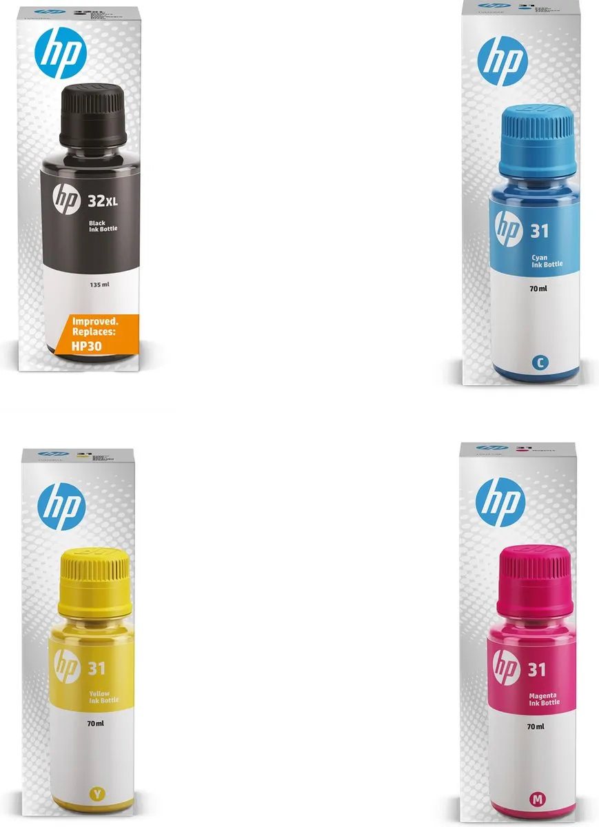 HP 32XL & 31 Inktcartridges