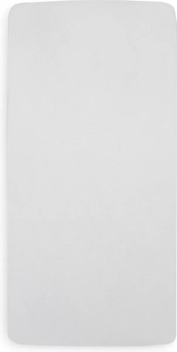 Jollein Baby Hoeslaken Boxmatras Jersey 75x95cm - Wit