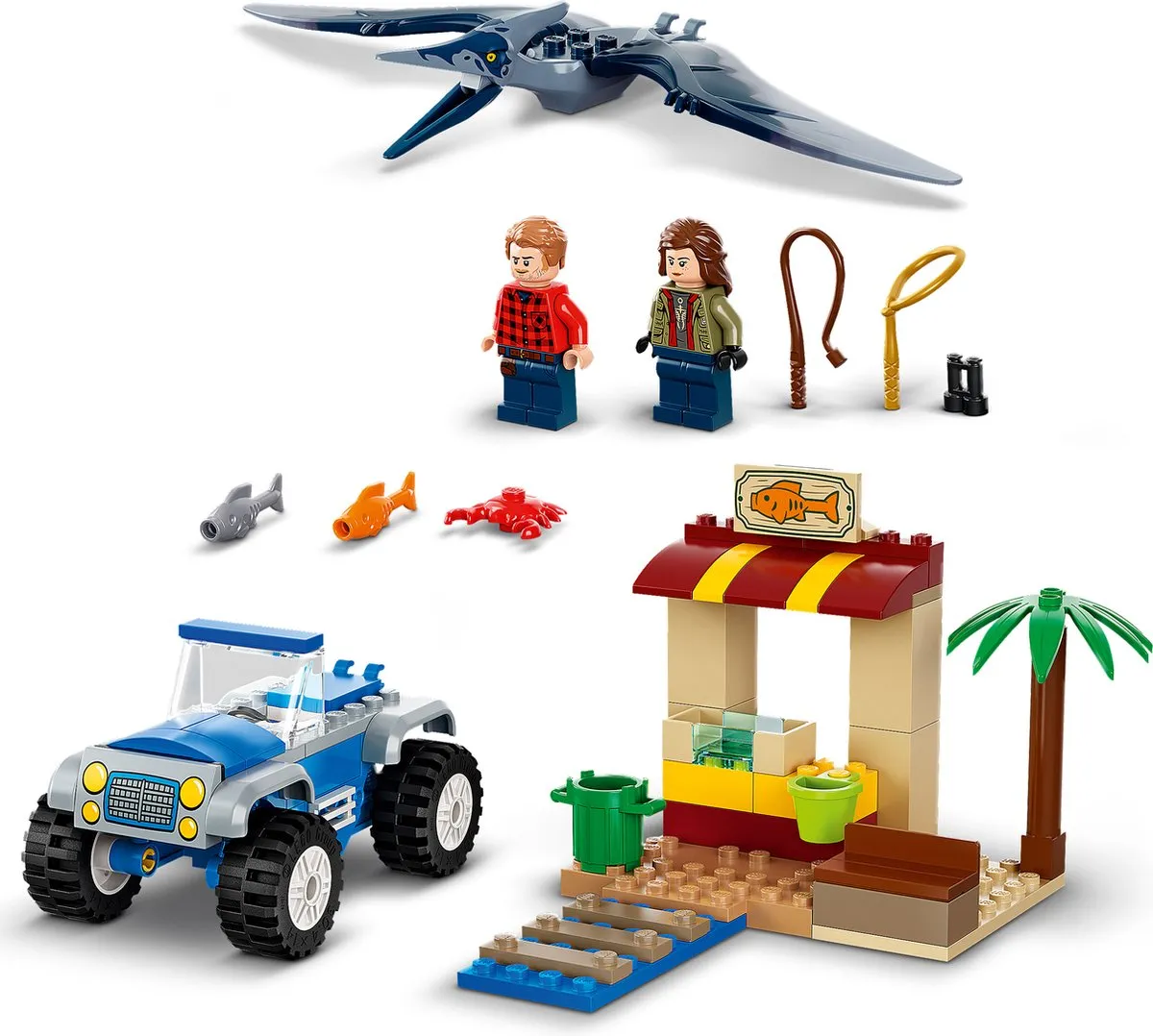 LEGO Jurassic World Achtervolging van Pteranodon 76943