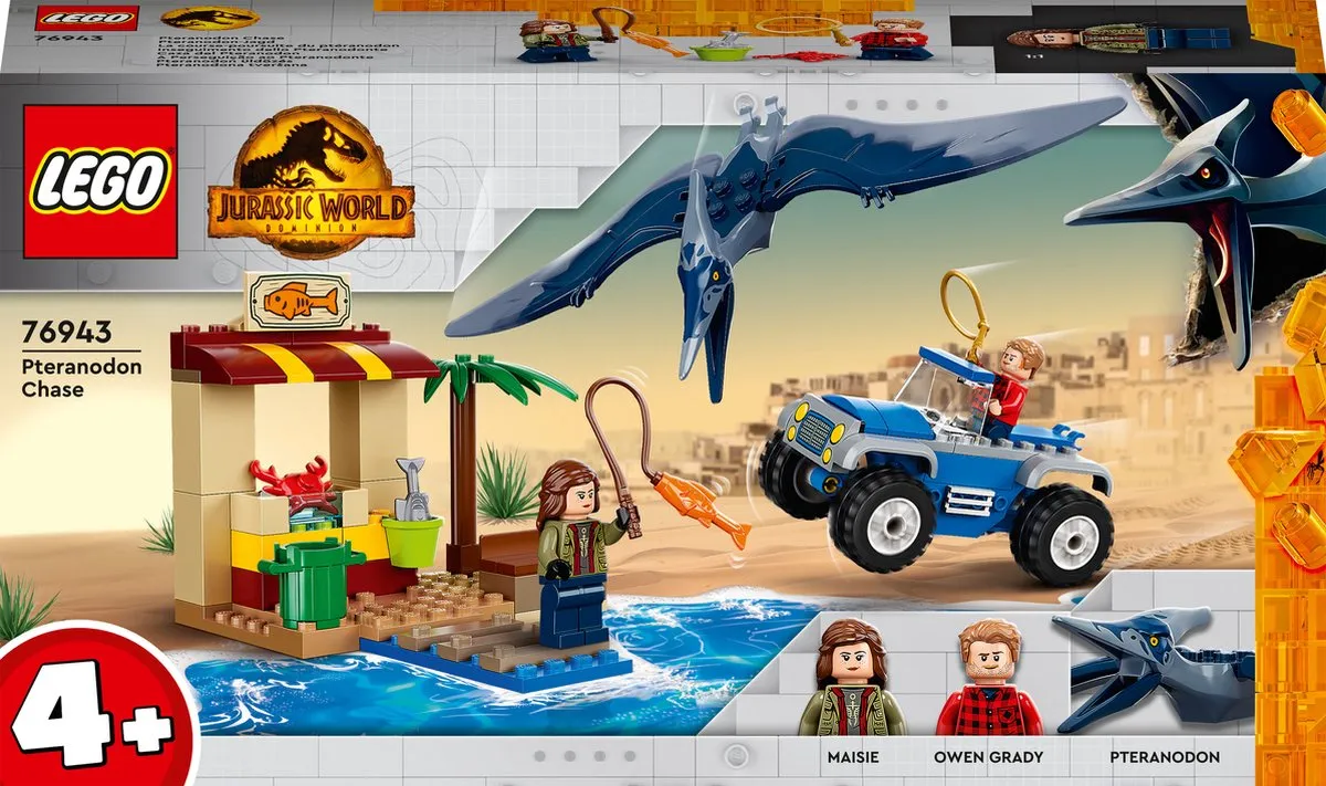 LEGO Jurassic World Achtervolging van Pteranodon 76943