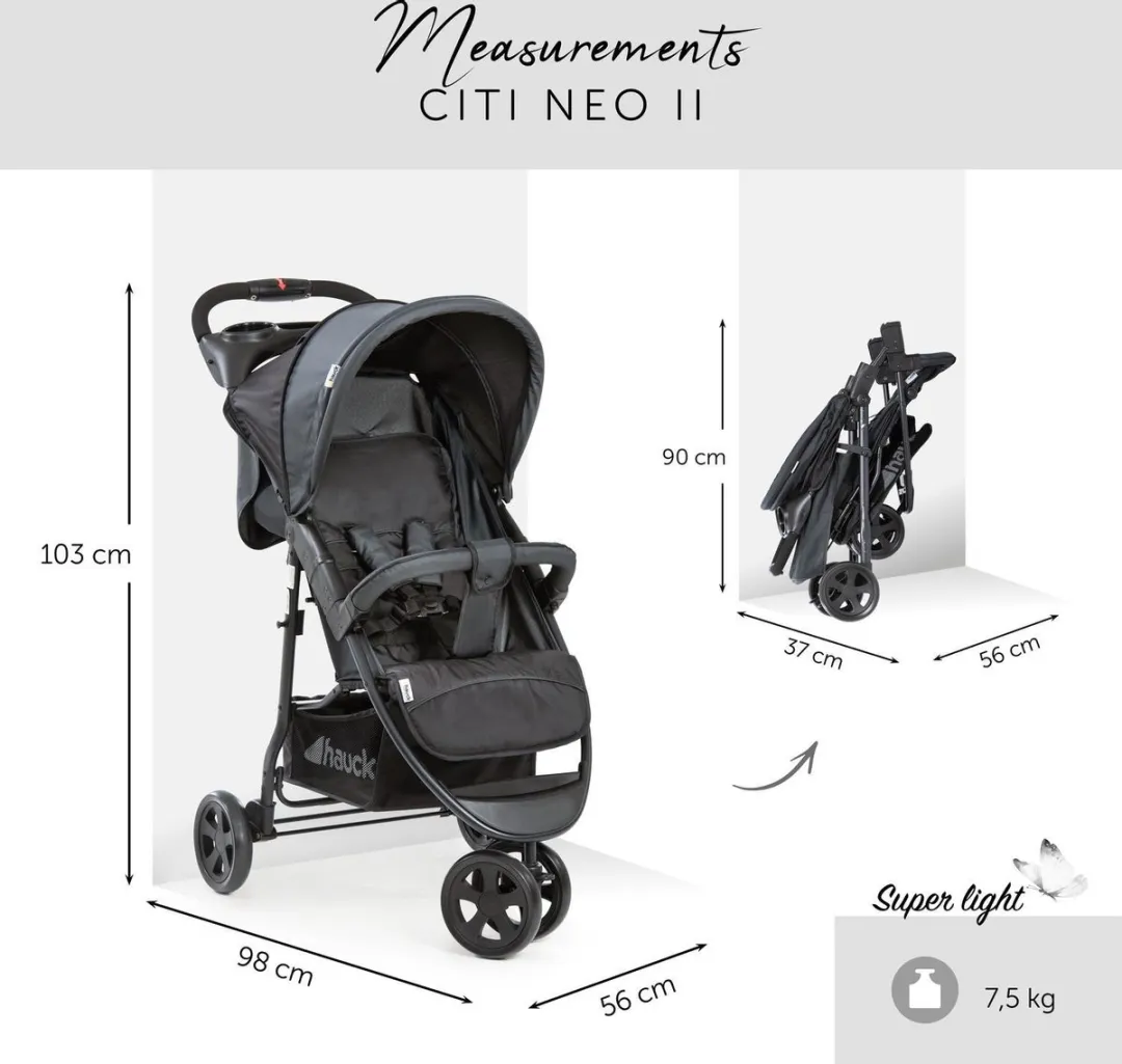 Hauck Citi Neo II Buggy - Caviar