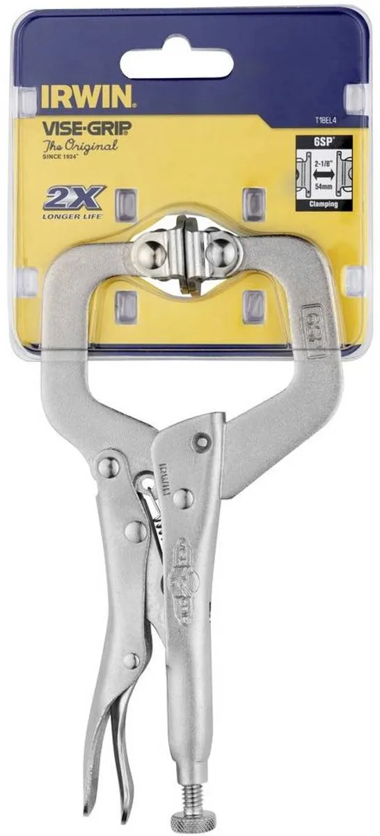 Irwin C-klem met Kantelvoetjes
