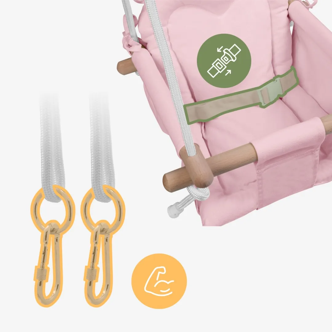 Tulano Hop 30 Babyschommel Roze