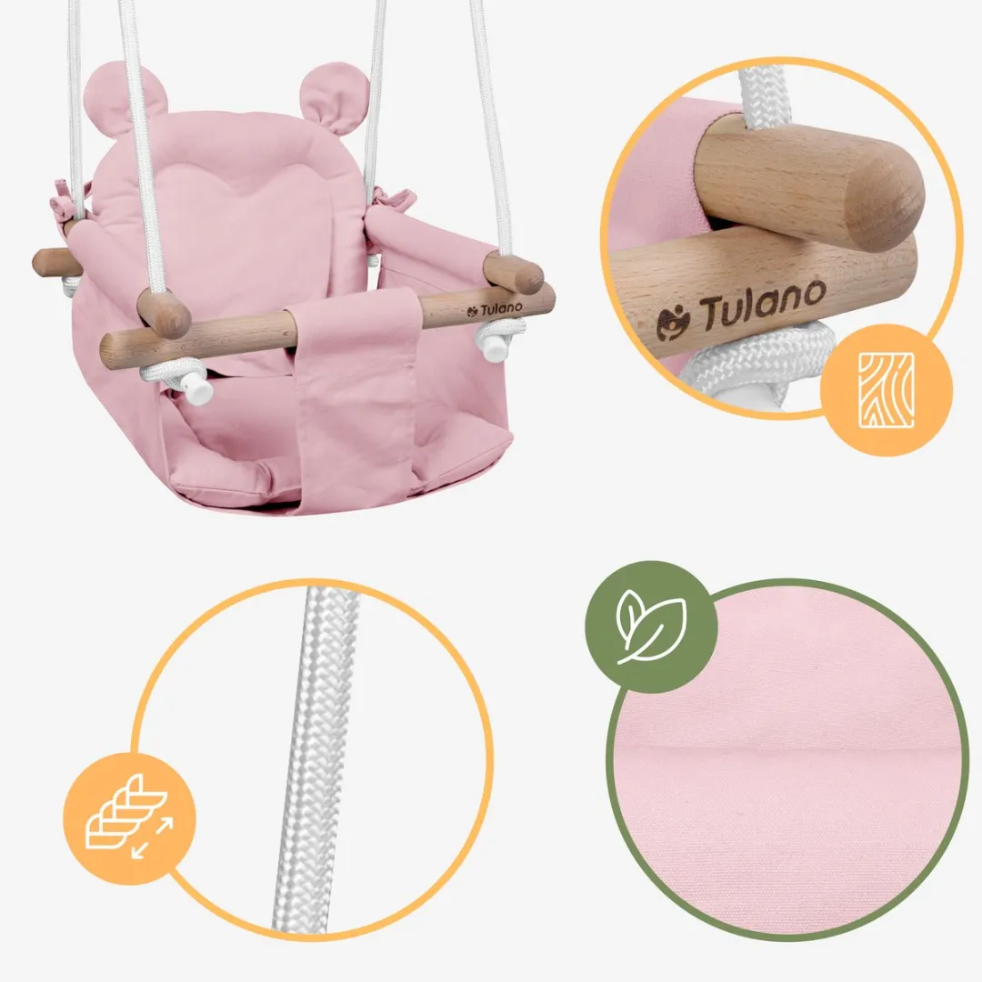 Tulano Hop 30 Babyschommel Roze