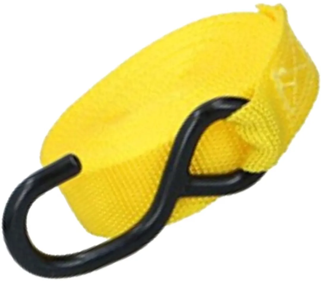 Dunlop Spanbanden met ratel 350kg - 5m - 4 Stuks - Zwart/Geel - afbeelding 6 van 6