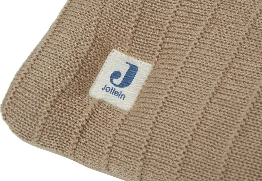 Jollein Boxkleed Biscuit Pure Knit 75x95cm