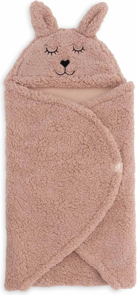 Jollein Baby Wikkeldeken Bunny Wild Rose 100x105cm