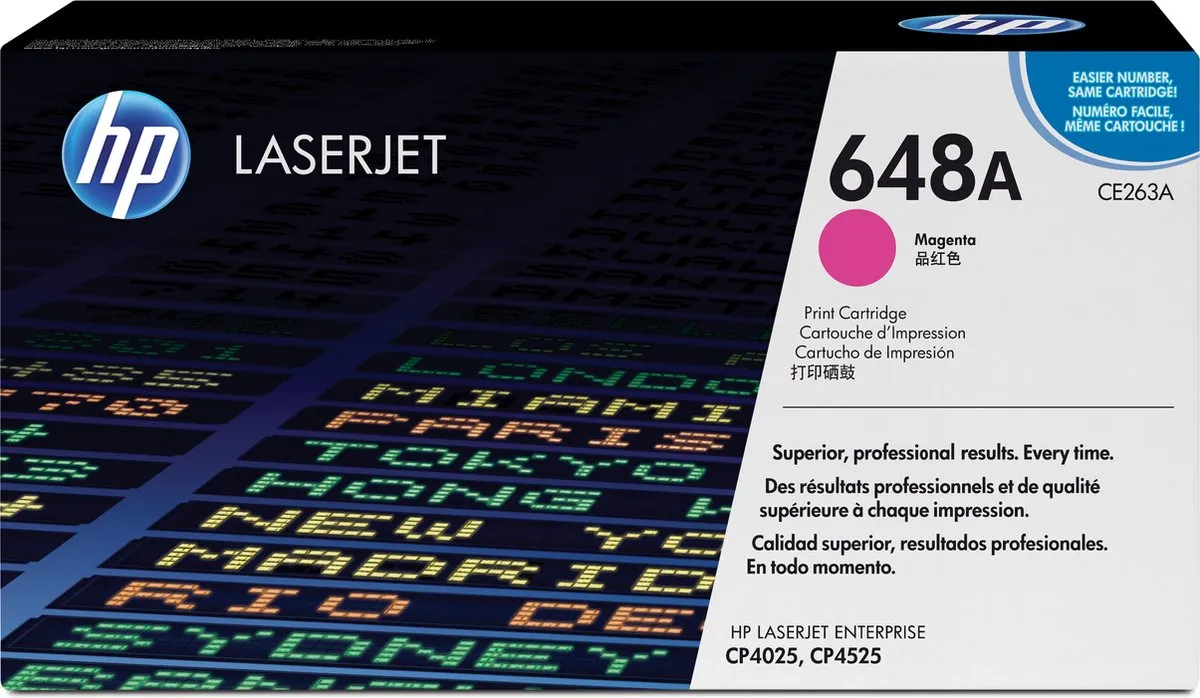 HP CE263A Magenta Tonercartridge - 11.000 pagina's