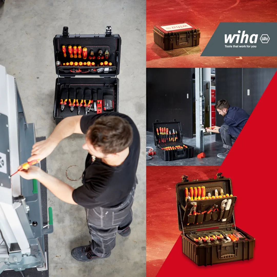 Wiha VDE Geïsoleerde Gereedschapkoffer XL 418752 - 81-delig