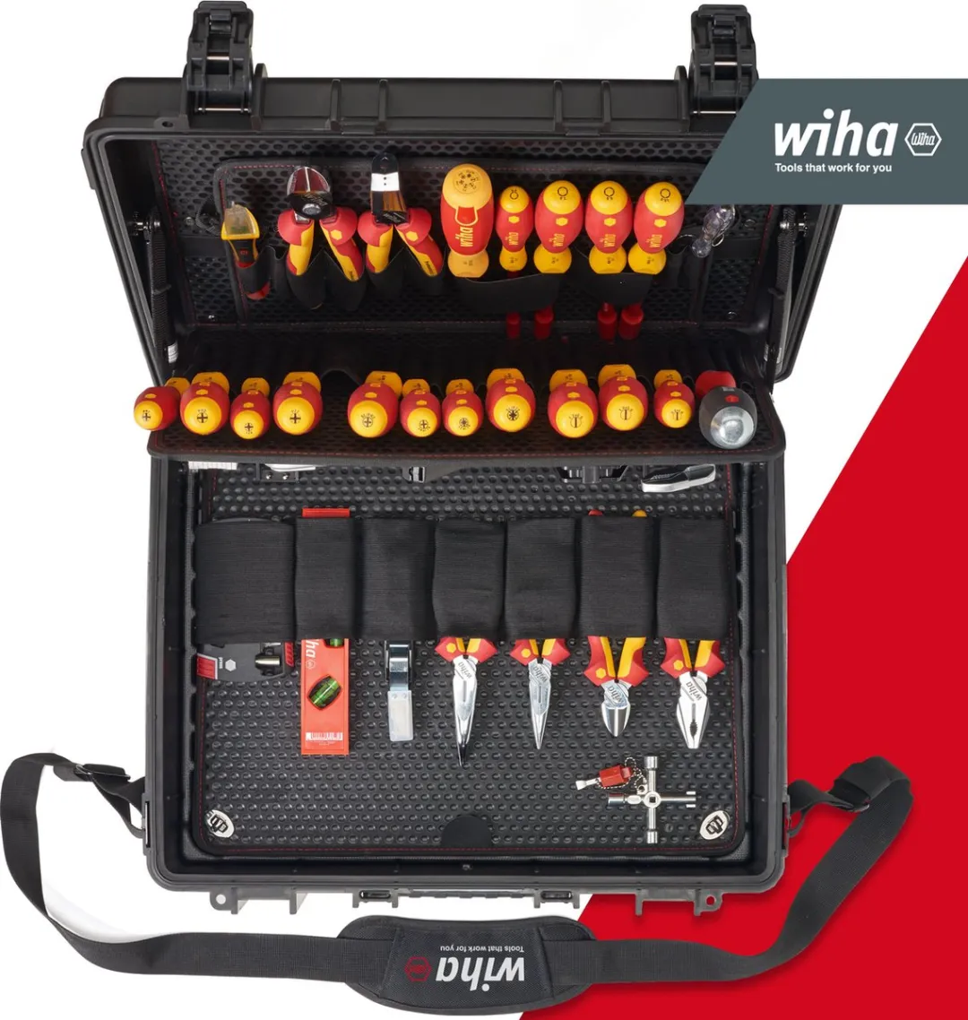 Wiha VDE Geïsoleerde Gereedschapkoffer XL 418752 - 81-delig