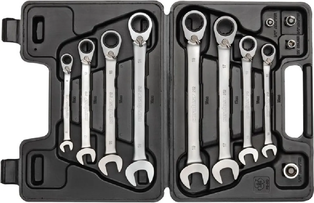 Gedore RED R07203012 Ringratel-steeksleutel 12-delig - Inch