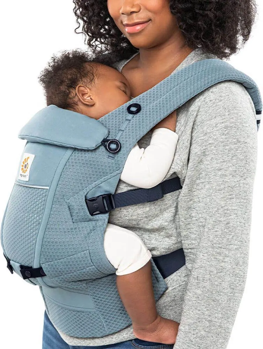 Ergobaby Adapt Soft Flex Draagzak - Blauw Slate