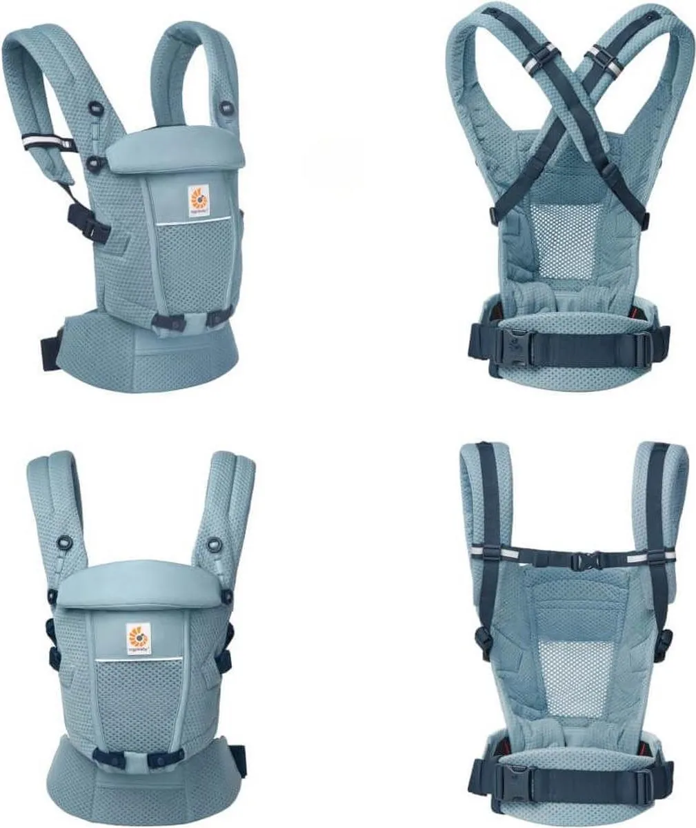 Ergobaby Adapt Soft Flex Draagzak - Blauw Slate