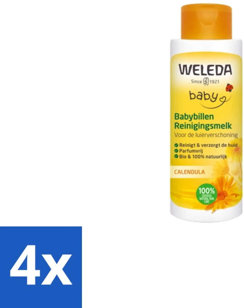 Weleda Reinigingsmelk Babybillen Calendula 400ml