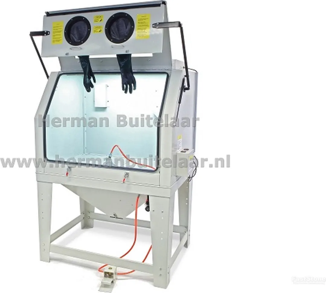 HBM SBC 990 Straalcabine - Met afzuiging en accessoires