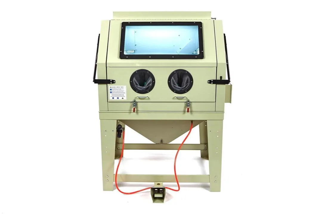 HBM SBC 990 Straalcabine - Met afzuiging en accessoires