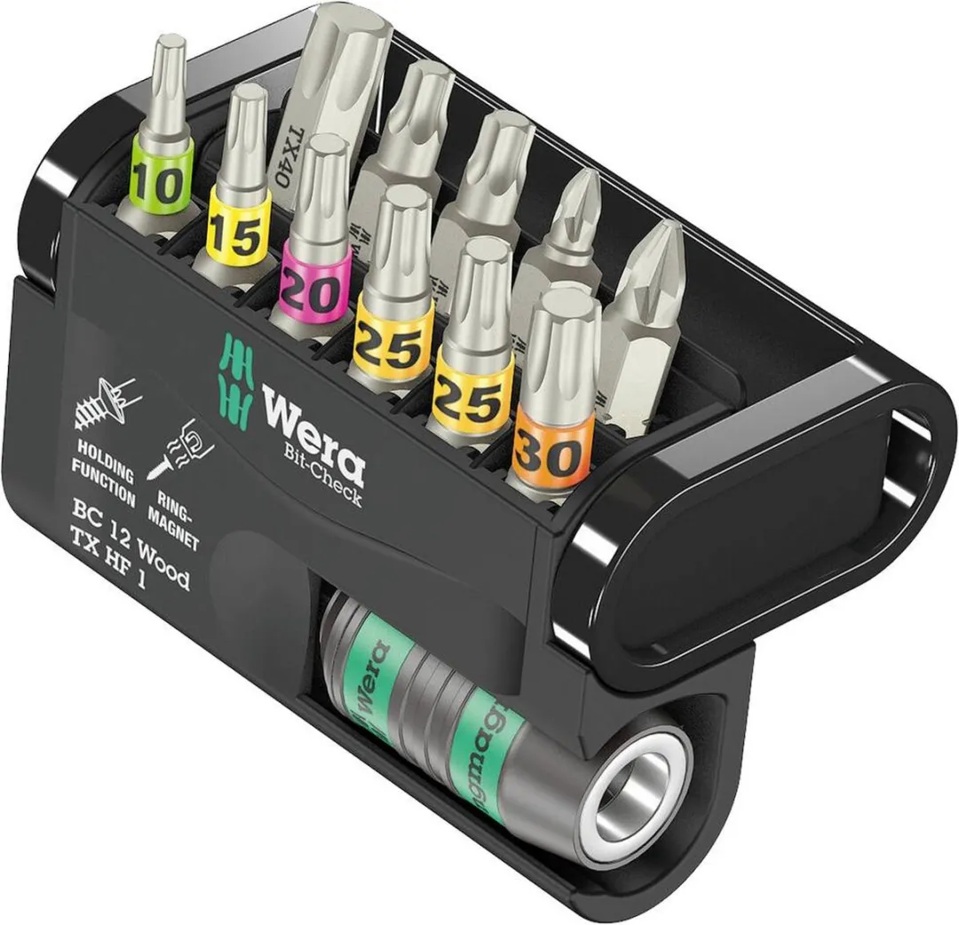 Wera Bit-Check 12 Wood TX HF 12-delig