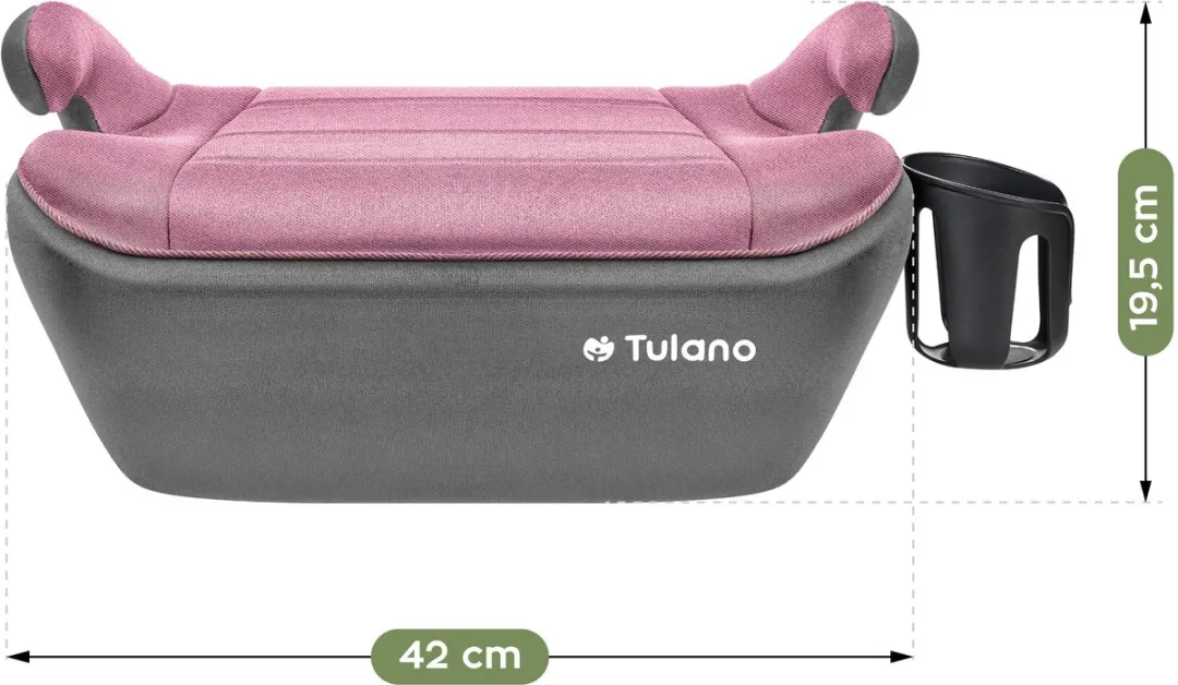 Tulano Cabby 30 Autostoel i-Size 125–150cm - Rose/Grijs