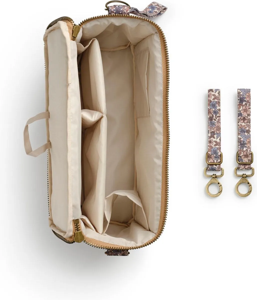 Elodie Organizer Luiertas Blauw Bloemenprint - 1 Stuk