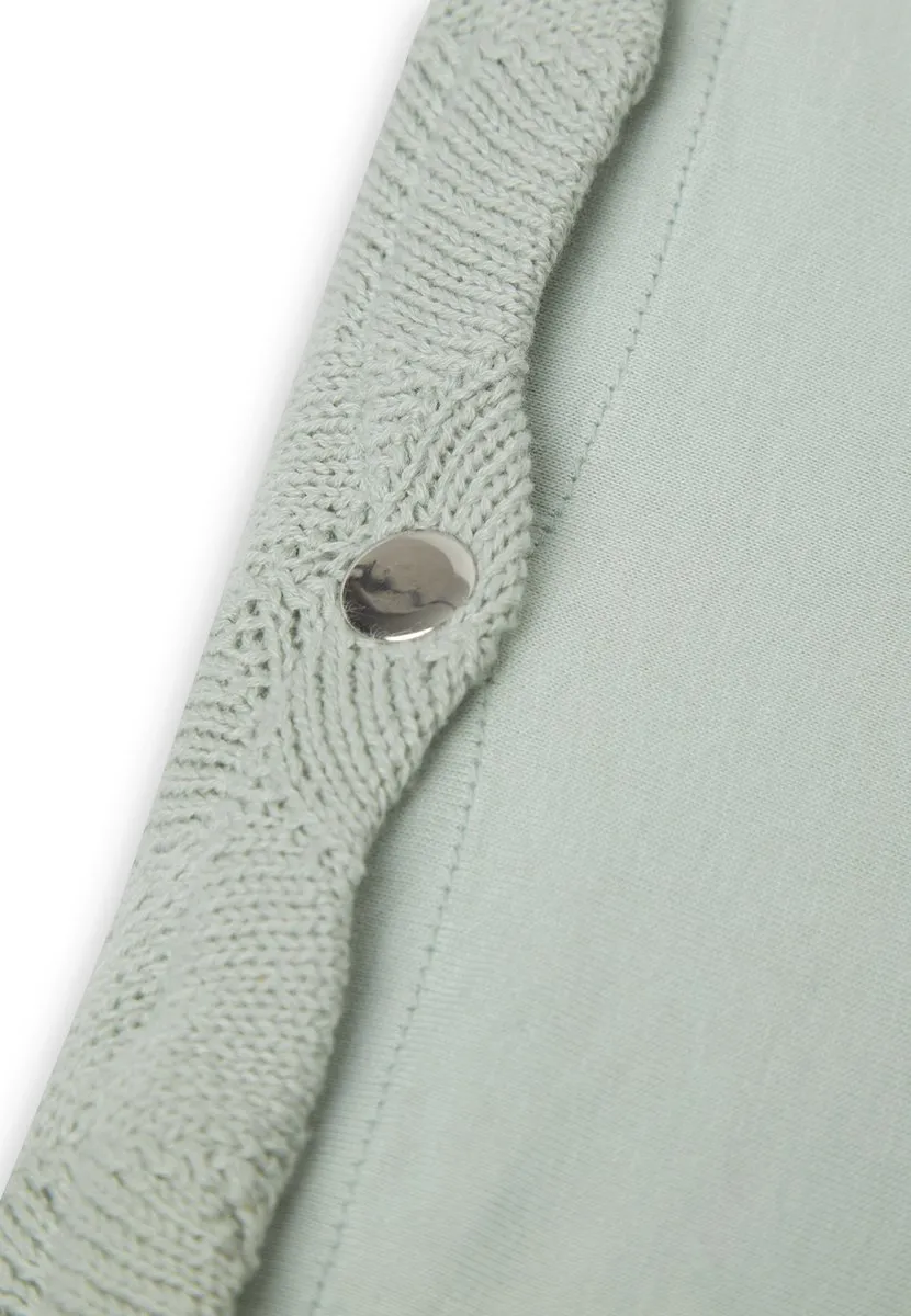 Jollein Aankleedkussenhoes 50x70cm Shell Knit Sea Foam - GOTS