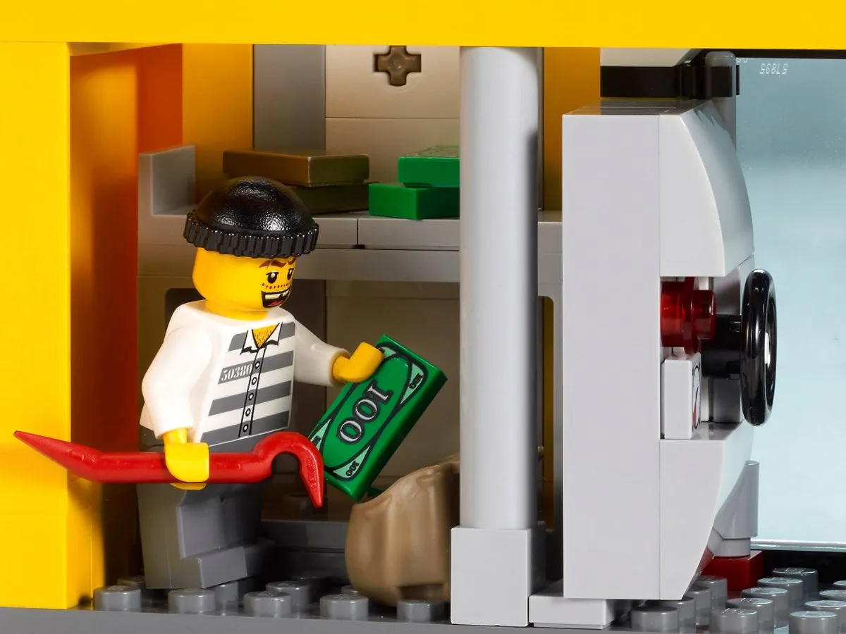 LEGO City Bank en Geldtransporter 3661 - 405 Stukken - afbeelding 6 van 6