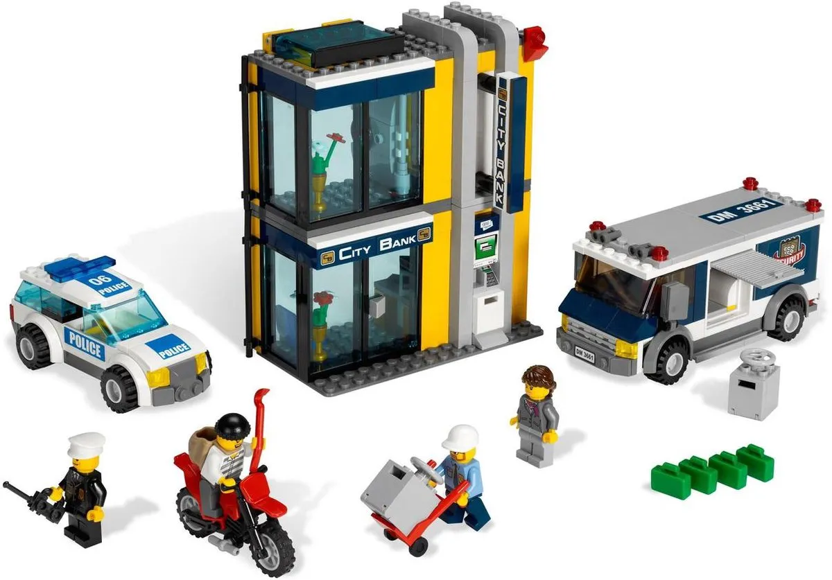 LEGO City Bank en Geldtransporter 3661