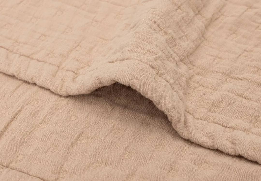 Jollein Baby Deken Wieg Jersey 75x100cm - Biscuit