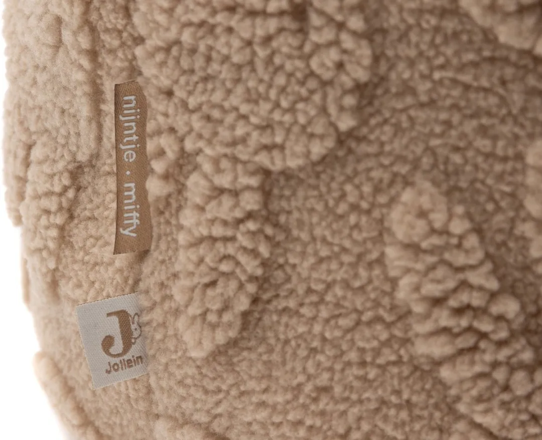Jollein Opbergmand Miffy Jacquard 30x30cm - Biscuit