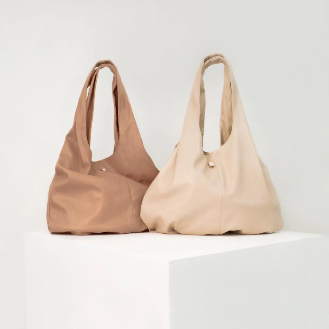 Elodie Soft Draped Tote Luiertas - Terracotta
