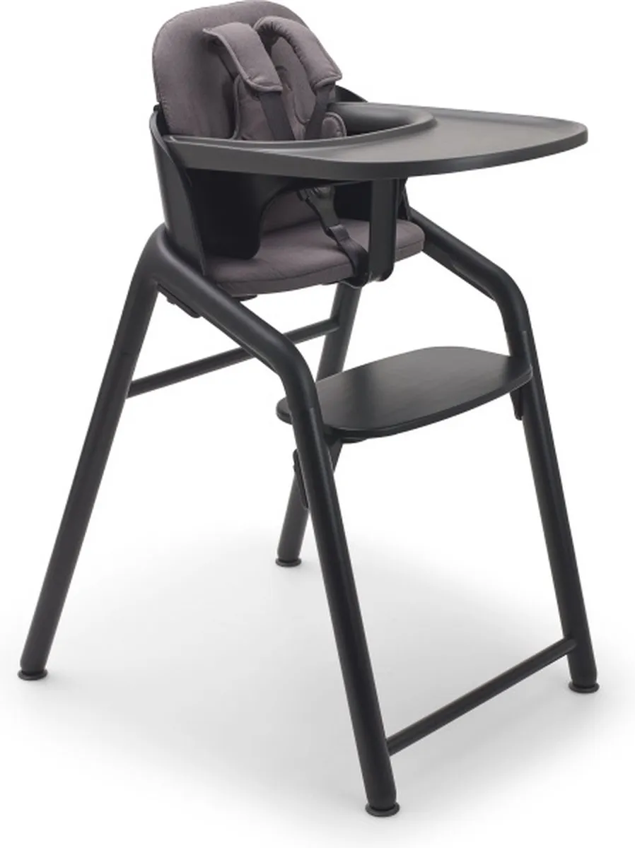 Bugaboo Giraffe tray voor Bugaboo Giraffe kinderstoel babyset, vaatwasmachinebestendig, Zwart