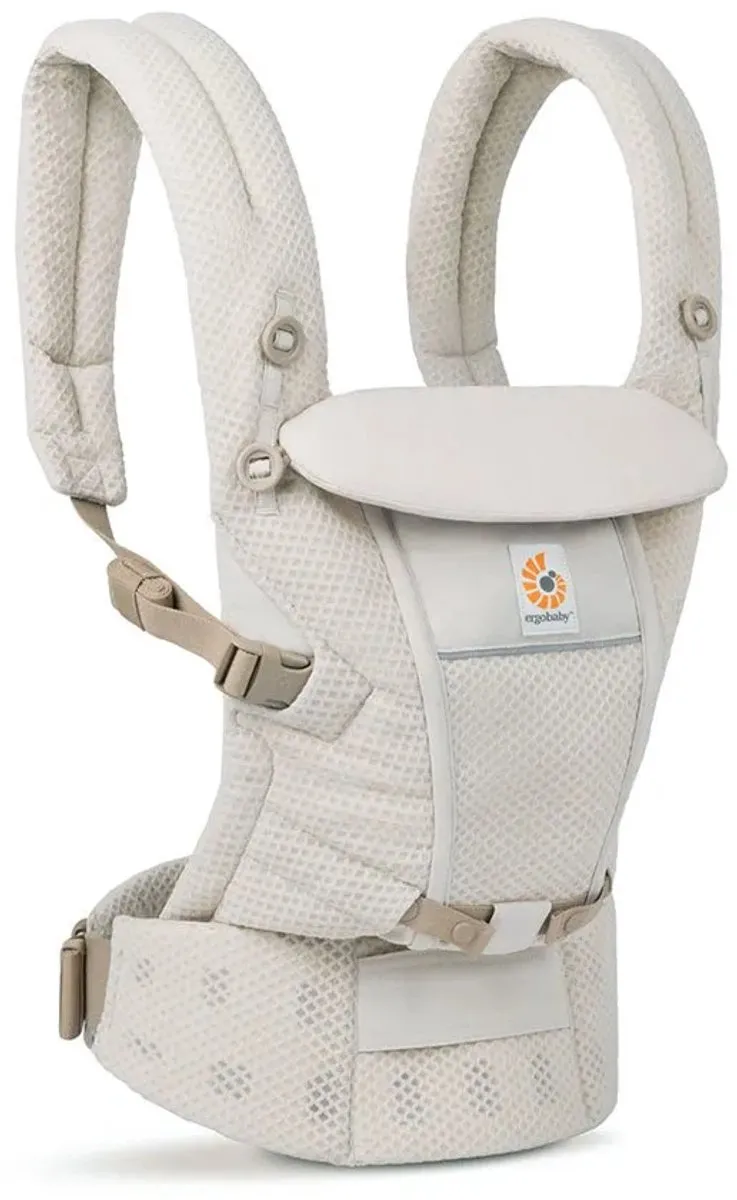 Ergobaby Adapt SoftFlex Mesh Draagzak - Natural Beige - 3 draagmanieren - Ergonomisch bevestigd