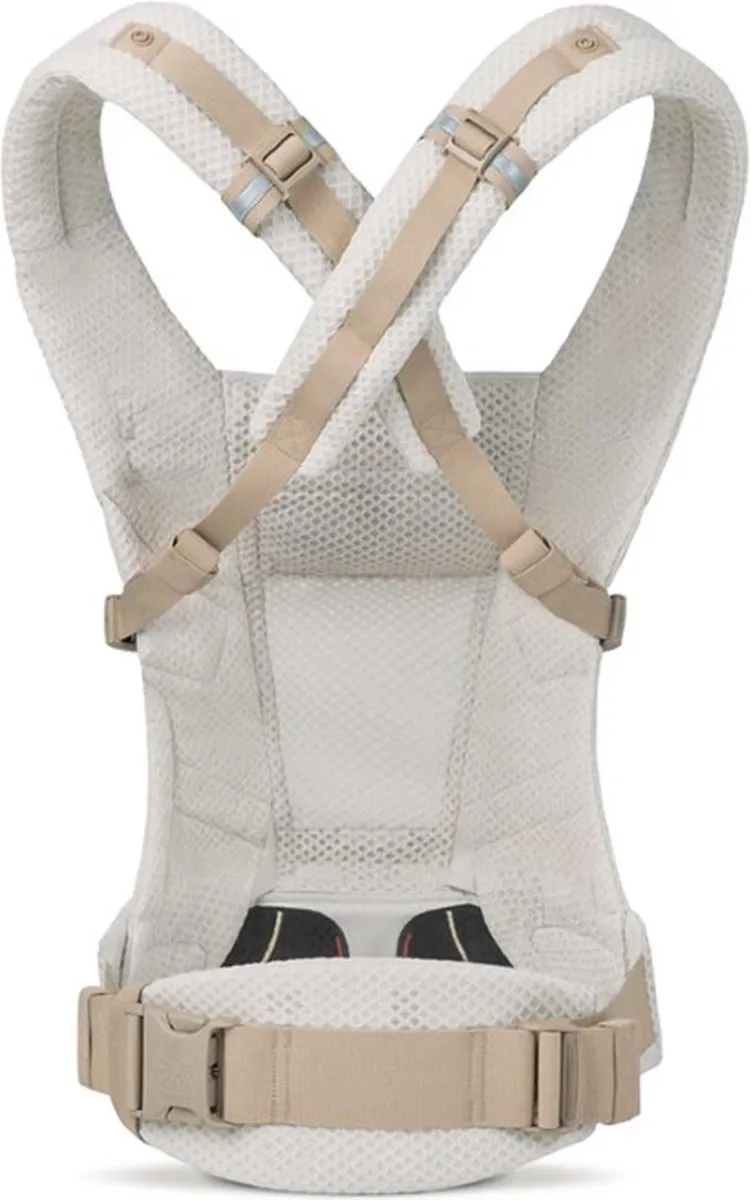 Ergobaby Adapt SoftFlex Mesh Draagzak - Natural Beige - 3 draagmanieren - Ergonomisch bevestigd